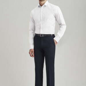 Mens Comfort Wool Stretch Slimline Pant