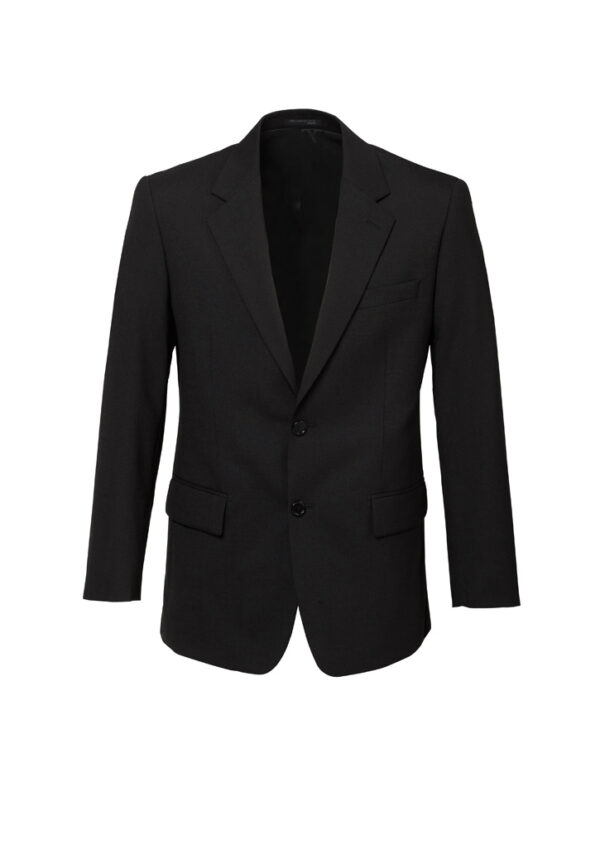 Mens Comfort Wool Stretch 2 Button Classic Jacket