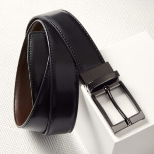 Mens Leather Reversible Belt