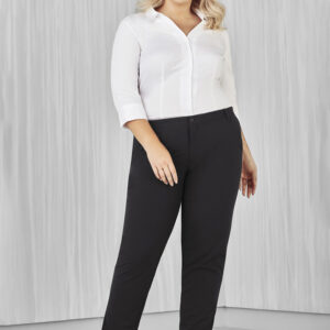 Womens Comfort Waist Straight Leg Pant