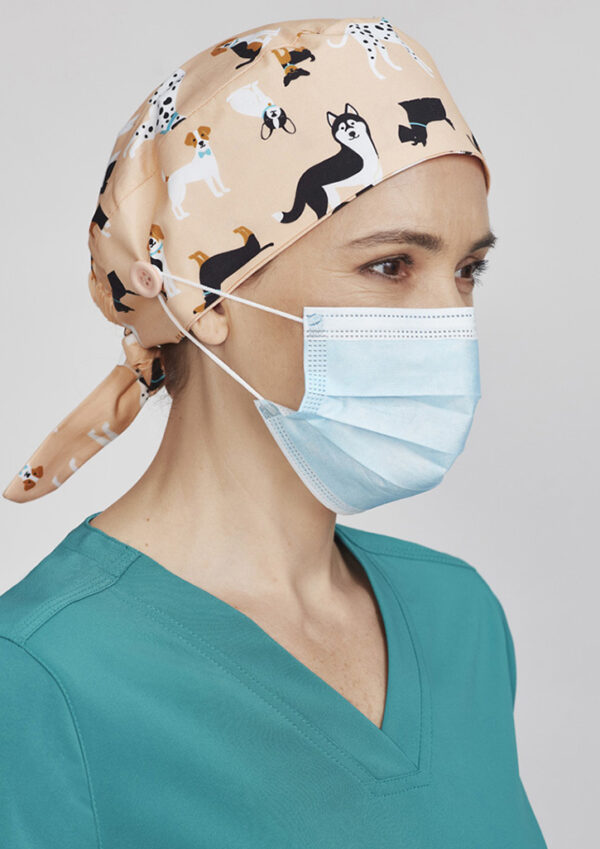 Unisex Printed Scrub Cap