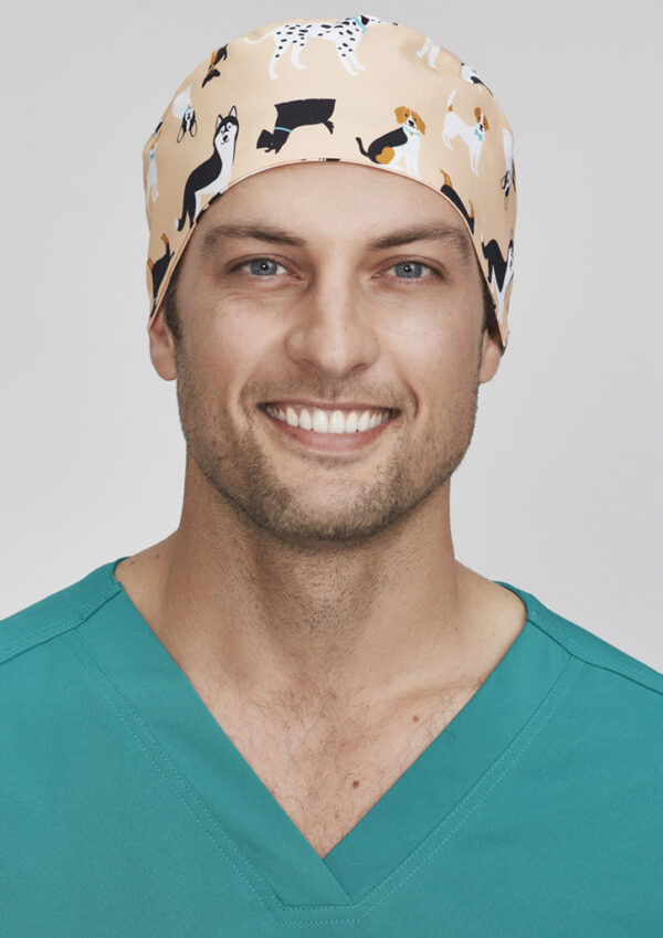 Unisex Printed Scrub Cap