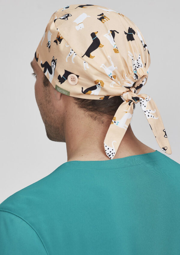 Unisex Printed Scrub Cap