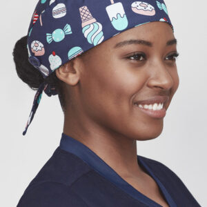 Unisex Printed Scrub Cap