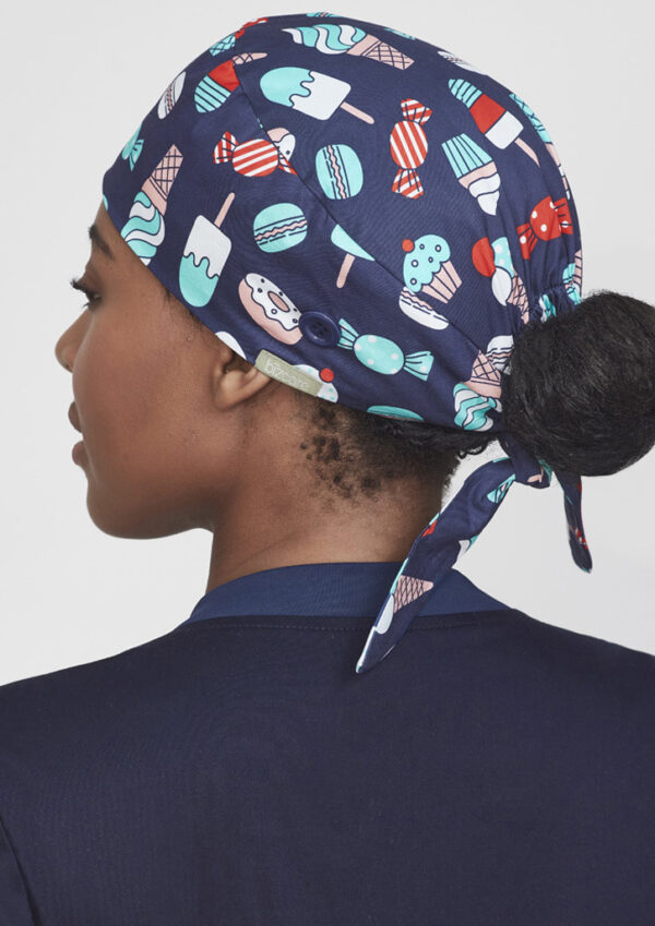 Unisex Printed Scrub Cap