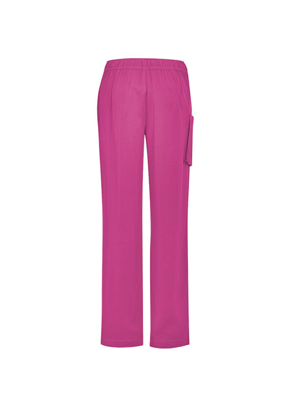 Unisex Pink V-Neck Scrub Pant