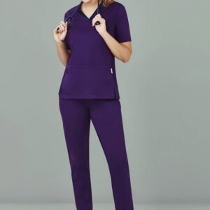 Womens Riley Stretch Scrub Top