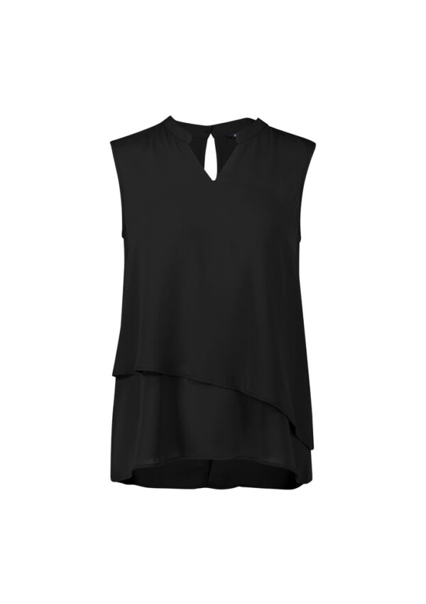 Womens Seville Sleeveless Layered Blouse