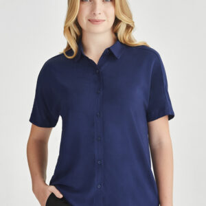 Womens Dahlia Short Sleeve Blouse