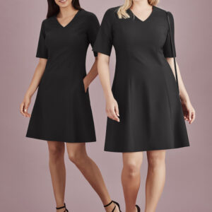 Womens Siena Extended Short Sleeve Dress