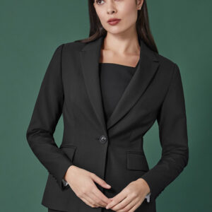 Womens Renew Single Button Mid Length Jacket