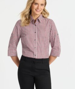 Ladies Hudson 3/4 Sleeve Shirt