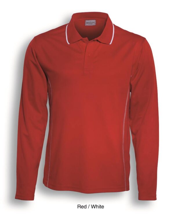 BOCINI Stitch Feature Essentials-Kids L/S Polo CP0922