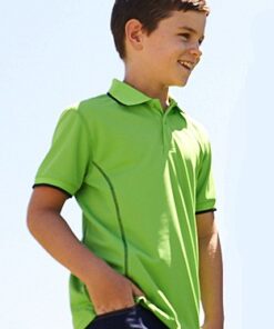 BOCINI Stitch Feature Essentials-Kids Short Sleeve Polo CP0930