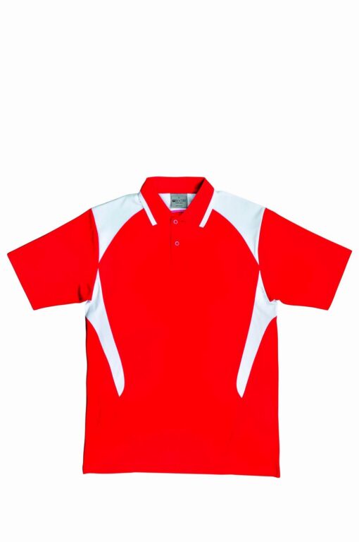 BOCINI Kids Honey Comb Contrast Panel Polo CP1216