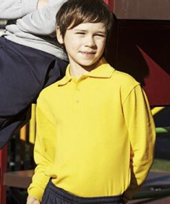 BOCINI Kids Long Sleeve Basic Polo CP1316