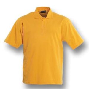 BOCINI Plain Colour Poly Face Cotton Backing Short Sleeve Polo CP1601