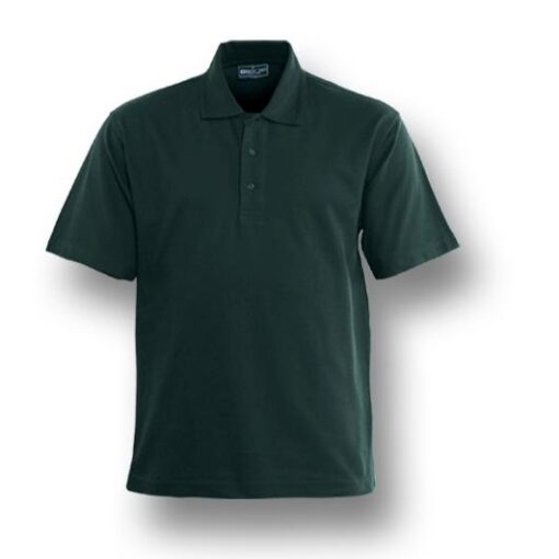 BOCINI Plain Colour Poly Face Cotton Backing Short Sleeve Polo CP1601