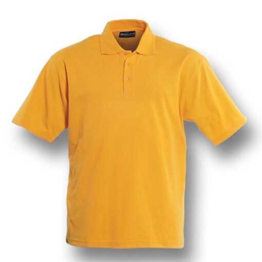 BOCINI Plain Colour Poly Face Cotton Backing Short Sleeve Polo CP1601