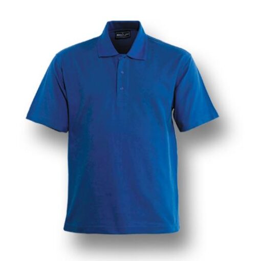 BOCINI Plain Colour Poly Face Cotton Backing Short Sleeve Polo CP1601