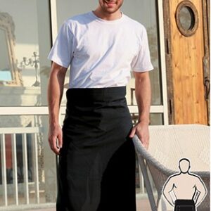 BOCINI Cotton Drill Continental Apron - No Pocket WA0395