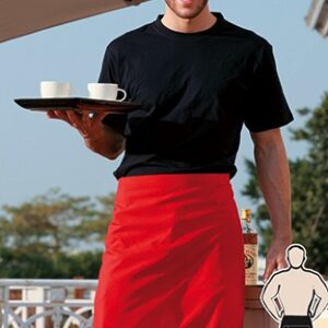 BOCINI Polyester Drill Three Quarter Apron-With Pocket WA0630