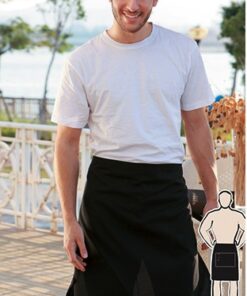 BOCINI Cotton Drill Half Apron - No Pocket WA0671