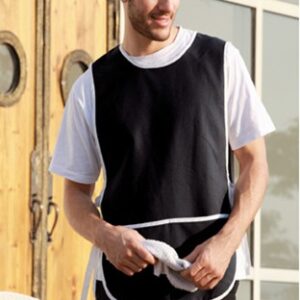 BOCINI Polyester Drill Popover Apron - With Pocket WA0676