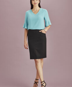 Womens Siena Bandless Pencil Skirt