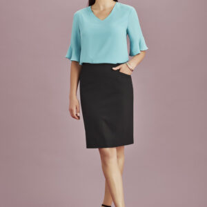 Womens Siena Bandless Pencil Skirt