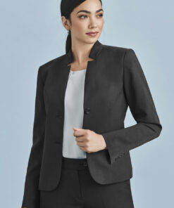 Womens Cool Stretch Short Jacket with Reverse Lapel