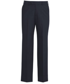 Mens Comfort Wool Stretch Flat Front Pant