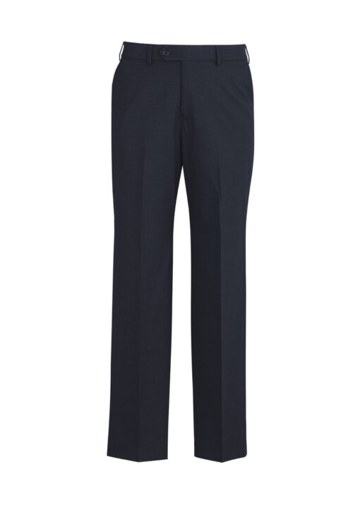 Mens Comfort Wool Stretch Flat Front Pant