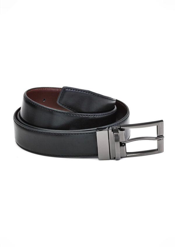 Mens Leather Reversible Belt