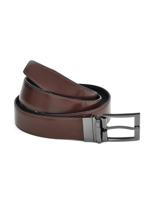 Mens Leather Reversible Belt