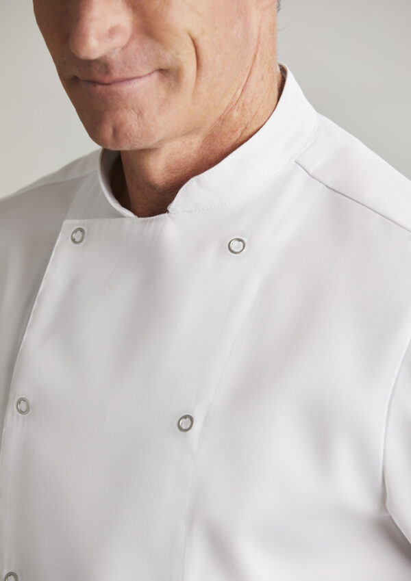 Mens Zest Short Sleeve Chef Jacket