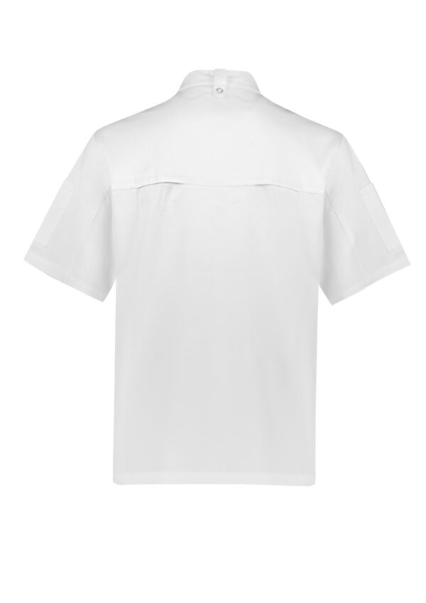 Mens Zest Short Sleeve Chef Jacket