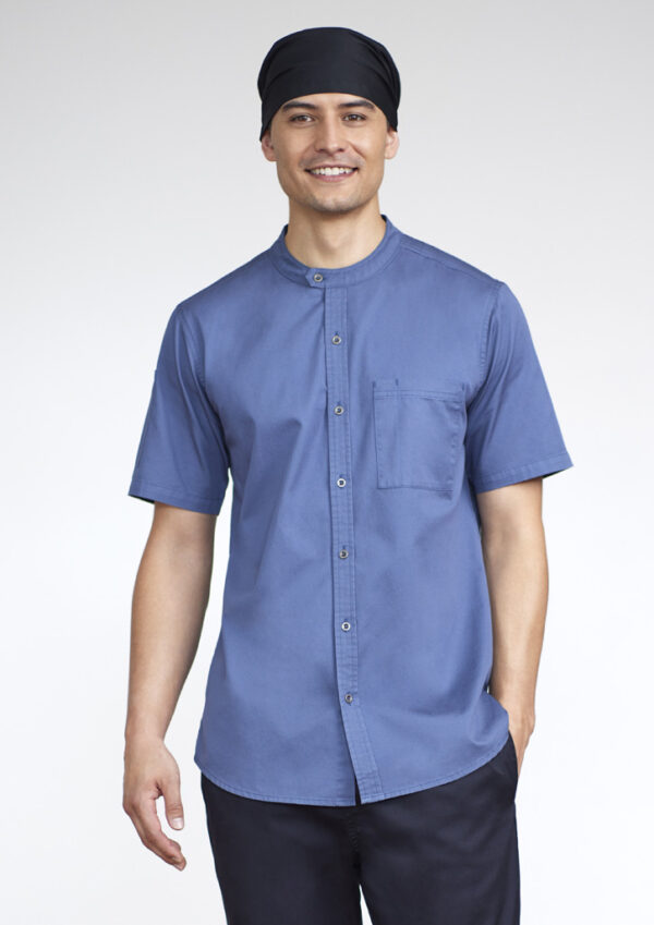 Mens Salsa Short Sleeve Chef Shirt