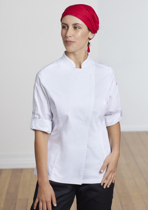 Womens Alfresco Long Sleeve Chef Jacket