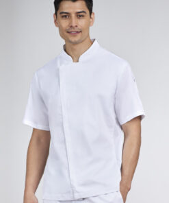 Mens Alfresco Short Sleeve Chef Jacket