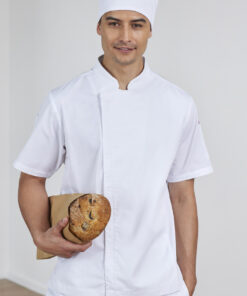 Mens Alfresco Short Sleeve Chef Jacket