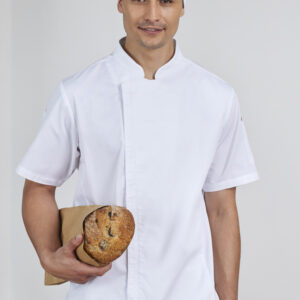 Mens Alfresco Short Sleeve Chef Jacket