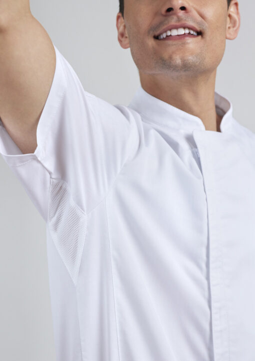 Mens Alfresco Short Sleeve Chef Jacket