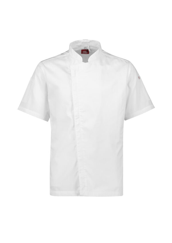 Mens Alfresco Short Sleeve Chef Jacket