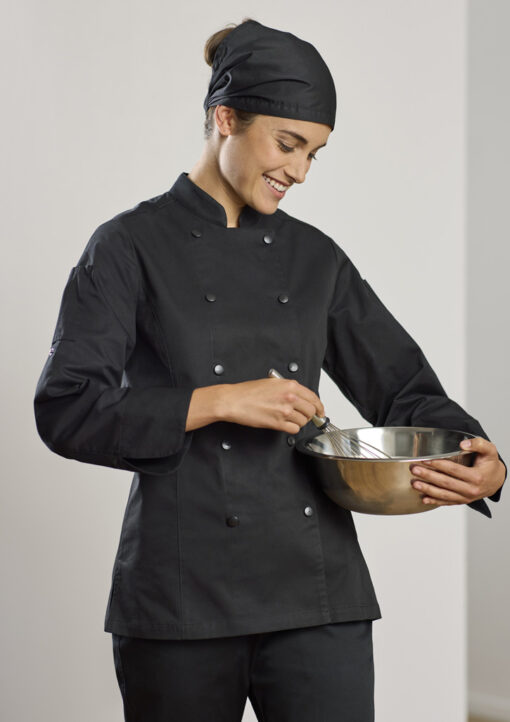 Womens Gusto Long Sleeve Chef Jacket