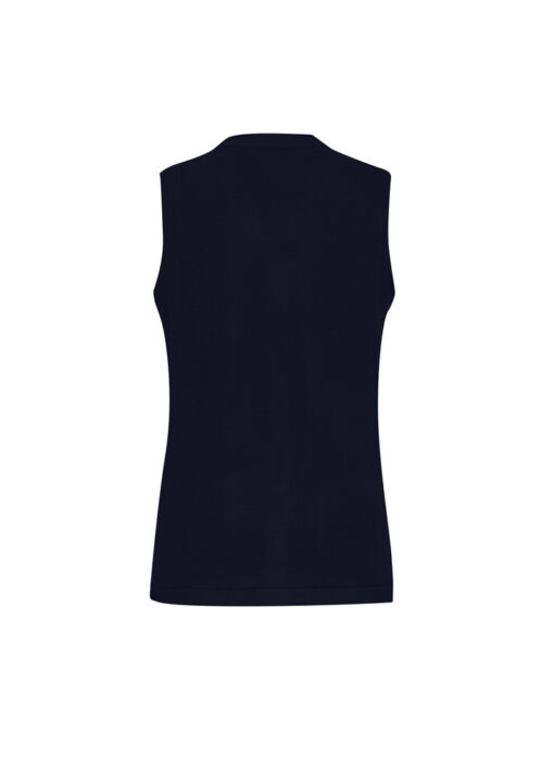 Womens Button Front Knit Vest