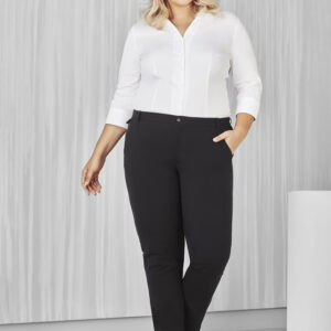 Womens Comfort Waist Straight Leg Pant