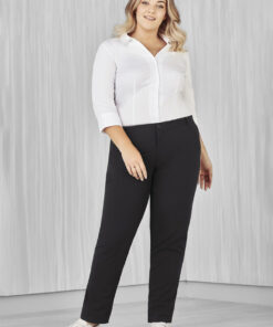 Womens Comfort Waist Straight Leg Pant