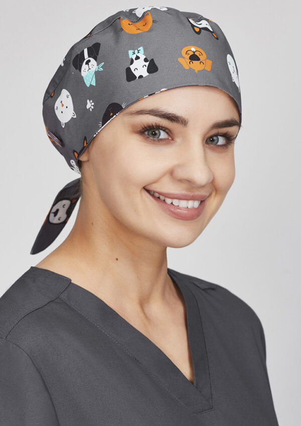 Unisex Printed Scrub Cap