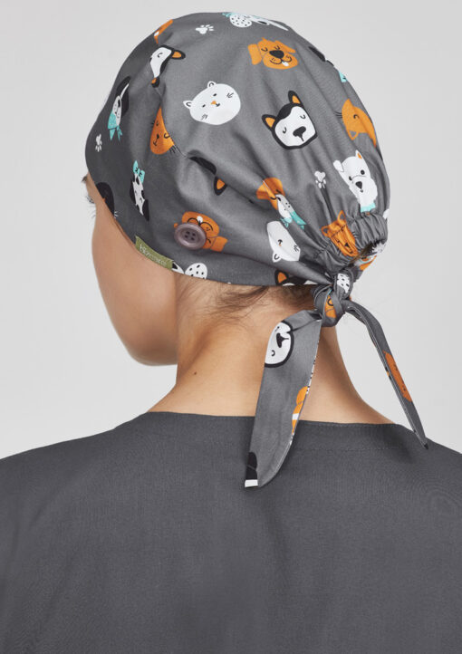 Unisex Printed Scrub Cap